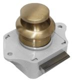 Picture of Sea-Dog Line 224303-1 Push Button Rim Latch Brushed Brass Finish