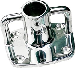 Picture of Sea-Dog Line 270540-1 Lifeline Fitting 4° Rectangular Base 1 Inch 316 Stainless Steel