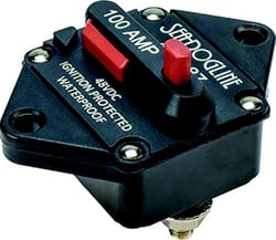 Picture of Sea-Dog Line 420886-1 Hi-Amp Resettable Circuit Breaker 80A 48V DC Panel Mount