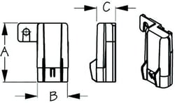 Picture of Sea-Dog Line 425390-1 Water Resistant Clear Fuse Cover for ATC/ATO Circuit Breakers