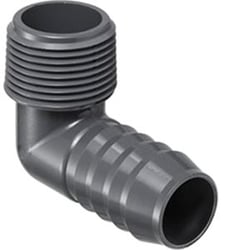 Picture of Brass Fittings 1413015 PVC 90° Elbow Insert x MIPT 1-1/2 Inch