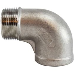 Picture of Brass Fittings 64165 304 Stainless Steel 90° Street Elbow 1 Inch NPT