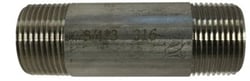 Picture of Brass Fittings 70080 316 Stainless Steel Close Nipple 3/4 Inch NPT