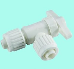 Picture of Flair-It Sales 06885 Angle Stop Valve 1/2" x 1/2" PEX Polybutylene