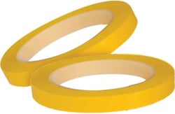Picture of Greenball 105460 Low Stretch PVC Fine Line Masking Tape 3/4" x 108' Yellow