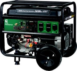 Picture of Cummins (onan Generators) A075C509 Onan A075C509 P9500DF EFI Dual-Fuel Portable Generator, Gasoline/Propane, 7500/9500 Peak Watts