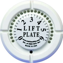 Picture of Bob's Machine 110-310000 Jack Plate LED Lift Gauge Kit White