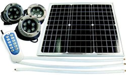 Picture of Dock Edge DE96283F Solar Underwater Dock Light Set 3-Pack with Remote Control