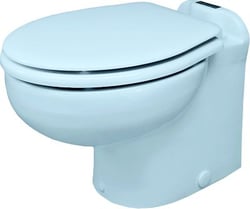 Picture of Raritan Engineering 220HS01201 Marine Elegance Electric Toilet 12V Angled Back SeaFresh White