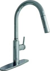 Picture of Valterra PF231365 Premium Slimline 8" Single Handle Pull Down Kitchen Faucet Chrome
