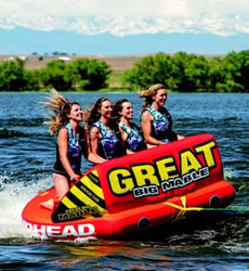 Picture of Airhead Sports Group AHT2218GM Great Big Mable 4-Rider Inflatable Towable Tube