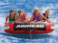 Picture of Airhead Sports Group AHT42MSL Mega Slice 4-Person Inflatable Towable Deck Tube