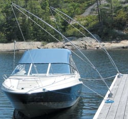 Picture of Dock Edge DE3850-F Dock-Side Ultimate Mooring Whips with Rocker Base (2/Box)