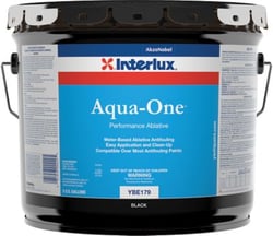 Picture of Interlux Paint YBE1793 Aqua-One Water-Based Ablative Antifouling Paint Black 3 Gallon