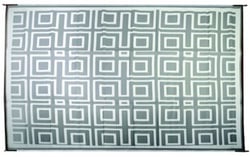 Picture of Fultyme RV 6 X 9 TOUPE/LIGHT GREY Outdoor Patio Mat 6' x 9' Reversible