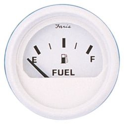 Picture of Faria Instruments F13101 Dress White 2" Fuel Level Gauge (E-1/2-F)