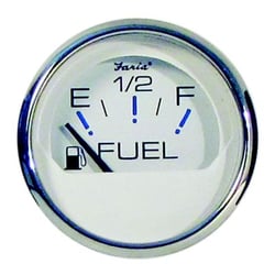 Picture of Faria Instruments F13801 Chesapeake SS White 2" Fuel Level Gauge (E-1/2-F)