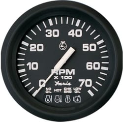 Picture of Faria Instruments F32805 Euro 4" Tachometer 7000 RPM All Outboard