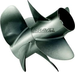 Picture of Quicksilver 8M0123404 Thunderbolt Bravo III 21 Pitch 4-Blade Front Propeller