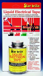 Picture of Starbrite 084107B Liquid Electrical Tape White 4 oz