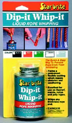 Picture of Starbrite 084908B Dip-It-Whip-It Rope Whipping Sealant 4 oz Black