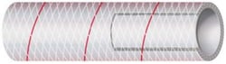 Picture of Shields Hose 16-162-0126 Marine PVC Tubing Clear Reinforced with Red Tracer Series 162