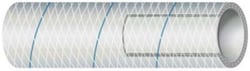Picture of Shields Hose 16-164-0585 Clear Reinforced PVC Marine Tubing with Blue Tracer