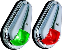 Picture of Perko 0955 DP0 STS Vertical Mount Side Navigation Lights Pair Stainless Steel