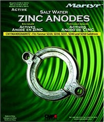 Picture of Martyr Anodes AP19644002660KITZ Split Ring Saildrive Anode Kit for Yanmar Zinc
