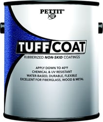 Picture of Pettit Paint 1380106TC Tuff Coat Rubberized Non-Skid Deck Coating - Medium Texture Black Gallon