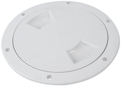 Picture of Attwood Marine 127901 4-Inch White Inspection Deck Plate