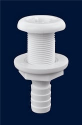 Picture of Attwood Marine 38731 3/4 Inch Thru-Hull Connector White
