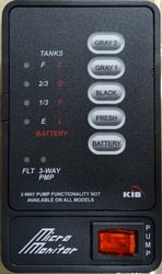 Picture of American Technology Components M28VB-OS Vertical Black Tank Monitor Display Panel