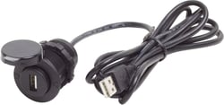 Picture of Blue Sea Systems 1044BSS 12V DC USB 2.0 Charging Port with Extension Cable