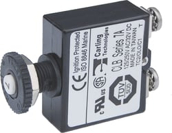 Picture of Blue Sea Systems 2131BSS 7A Push Button Circuit Breaker