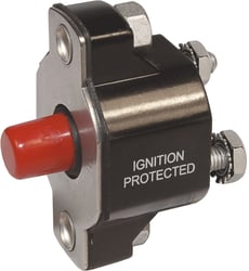Picture of Blue Sea Systems 2141-BSS 40A Medium Duty Push Button Circuit Breaker