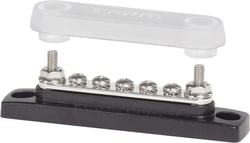 Picture of Blue Sea Systems 2314BSS Mini Bus Bar 5-Position 8-32 Common with Cover