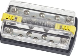 Picture of Blue Sea Systems 2723-BSS Dual Bus Plus 5/16" Stud 10-Position Terminal Block