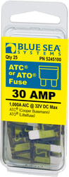 Picture of Blue Sea Systems 5245100-BSS ATO/ATC Blade Fuse 30 Amp 25-Pack