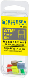 Picture of Blue Sea Systems 5286BSS ATM Mini Blade Fuse Kit 5-30 Amp Assortment