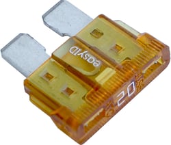 Picture of Blue Sea Systems 5296BSS EasyID Illuminated ATO/ATC Blade Fuse 20 Amp