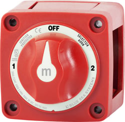 Picture of Blue Sea Systems 6008-BSS Battery Switch Mini 3-Position 300A Continuous with Knob