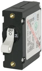 Picture of Blue Sea Systems 7202BSS 5A Magnetic Circuit Breaker with Toggle Switch