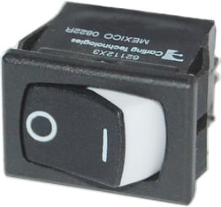 Picture of Blue Sea Systems 7481-BSS Rocker Switch SPST (ON)-OFF Momentary Black