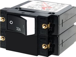 Picture of Blue Sea Systems 7575-BSS A-Series Double Pole Circuit Breaker 32A