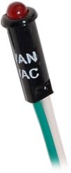 Picture of Blue Sea Systems 8066BSS LED Indicator Light Red 120VAC