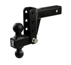 Picture of Bulletproof Hitches LD204 Light Duty Adjustable Ball Mount 2" Shank 4" Drop/Rise