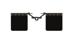 Picture of Bulletproof Hitches BPMUDFLAP Adjustable Receiver Mount Mud Flap System with Rock Screen