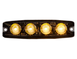 Picture of Buyers 8892240 Ultra Thin 4.5 Inch Amber Led Strobe Light