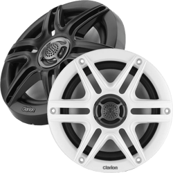 Picture of Clarion 010-03045-00 6.5-Inch Coaxial Marine Speakers with Sport Grilles